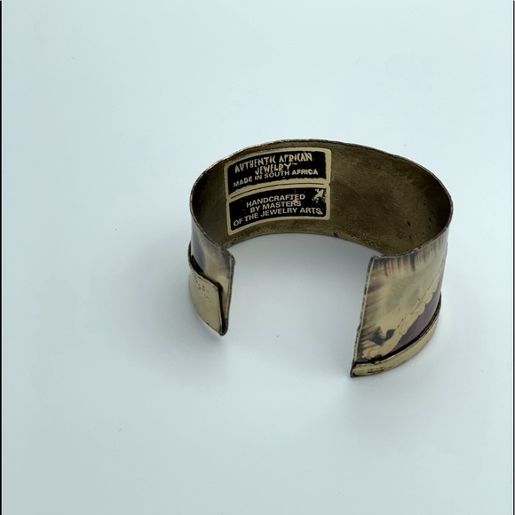 Handcrafted South African Cuff Bracelet - Picture 4 of 4